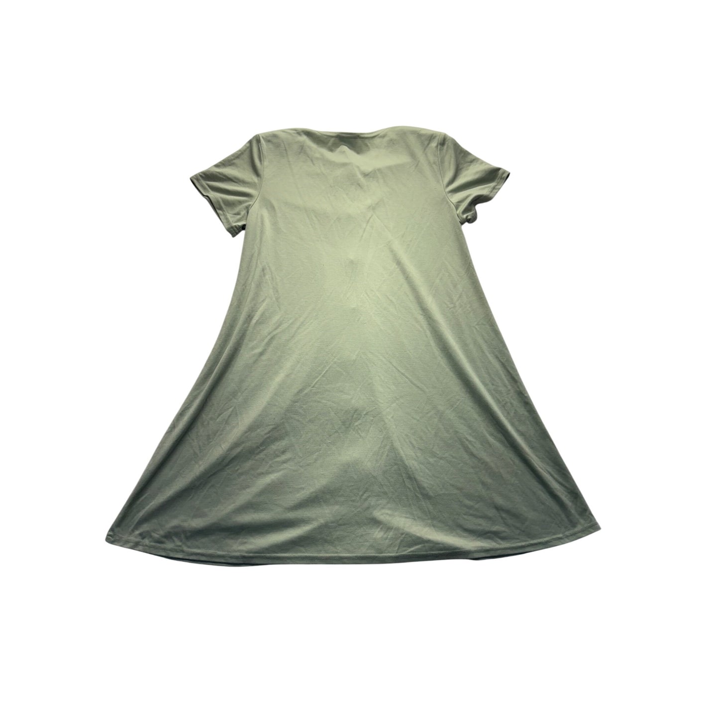 Vintage Bedford Fair Green A-Line Button-Front Dress #7416