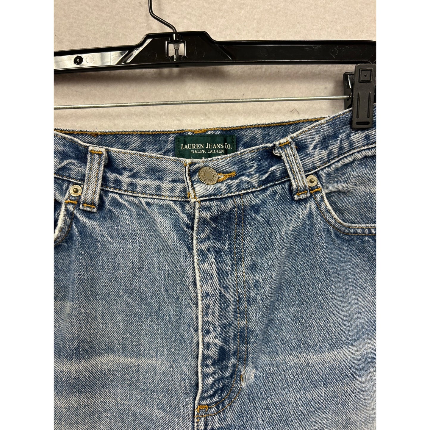 Lauren Jeans Co. Ralph Lauren Straight Leg Denim Jeans Size 12 #178A