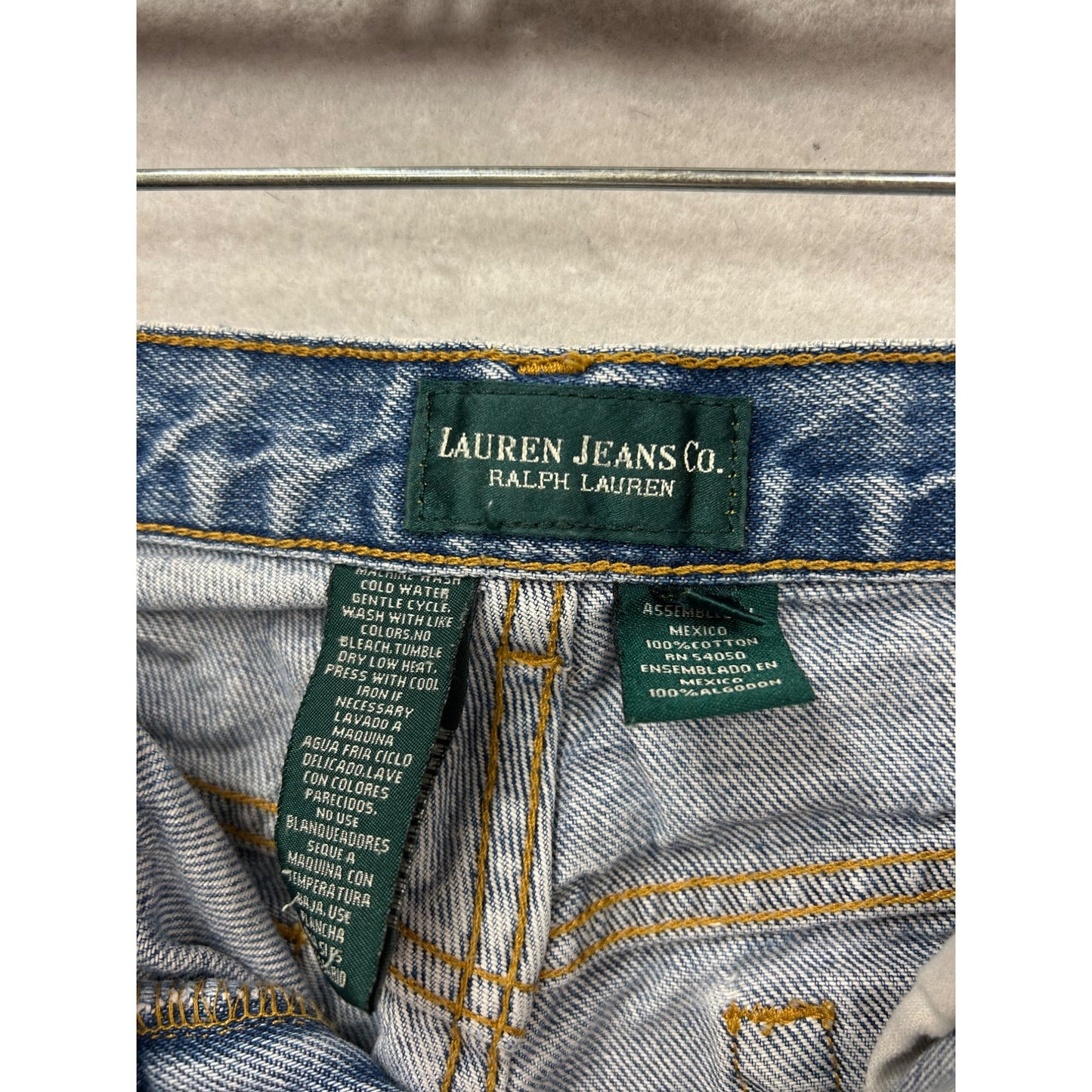 Lauren Jeans Co. Ralph Lauren Straight Leg Denim Jeans Size 12 #178A