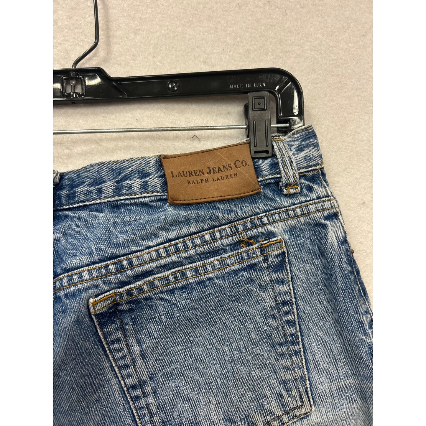 Lauren Jeans Co. Ralph Lauren Straight Leg Denim Jeans Size 12 #178A