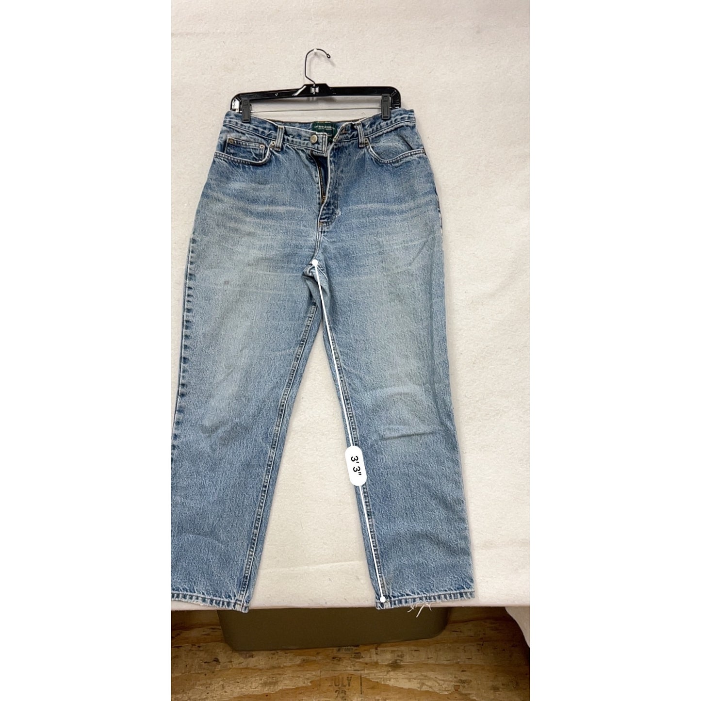 Lauren Jeans Co. Ralph Lauren Straight Leg Denim Jeans Size 12 #178A