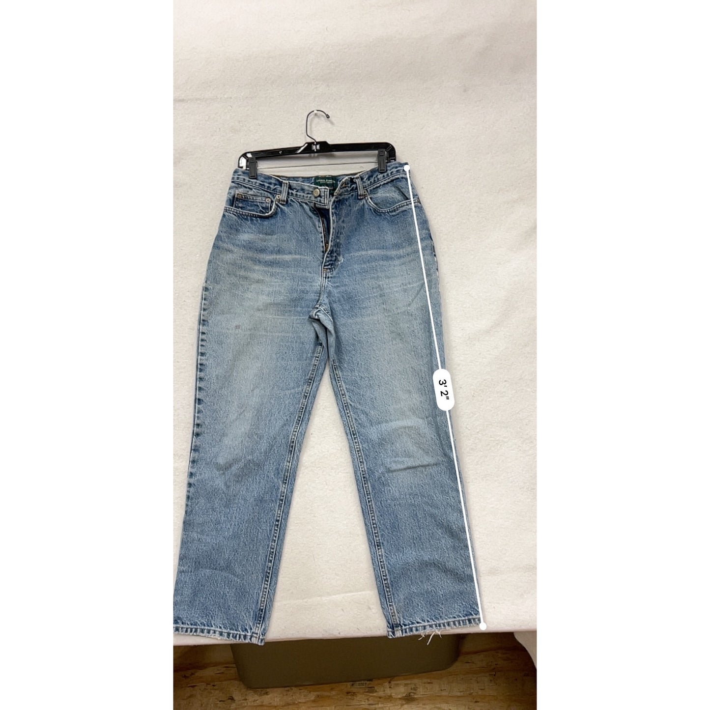 Lauren Jeans Co. Ralph Lauren Straight Leg Denim Jeans Size 12 #178A