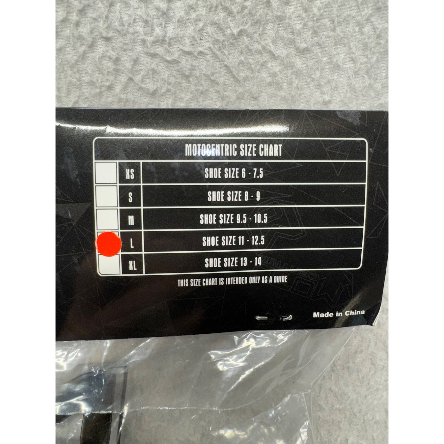 Motocentric Mototrek Boot Covers Large Black Waterproof Motorcycle Gear #9900