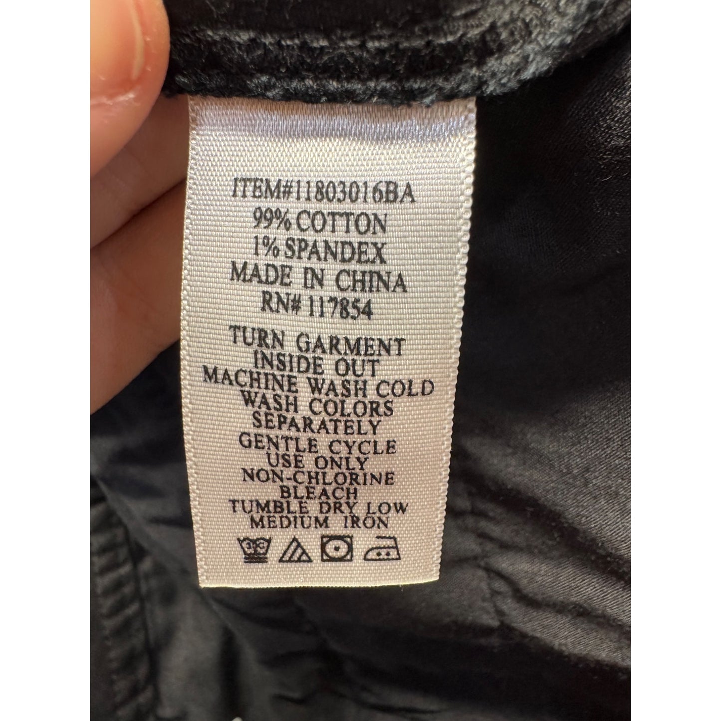 Casual Living Black Cargo Capri Pants Size 16 #330B