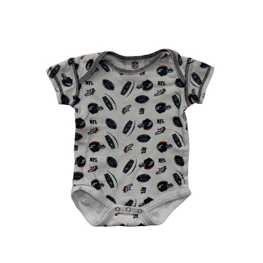 NFL Team Apparel Baby Broncos Print bodysuit 0-3M #6449
