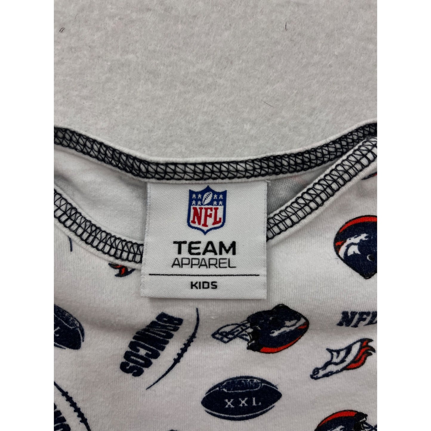NFL Team Apparel Baby Broncos Print bodysuit 0-3M #6449