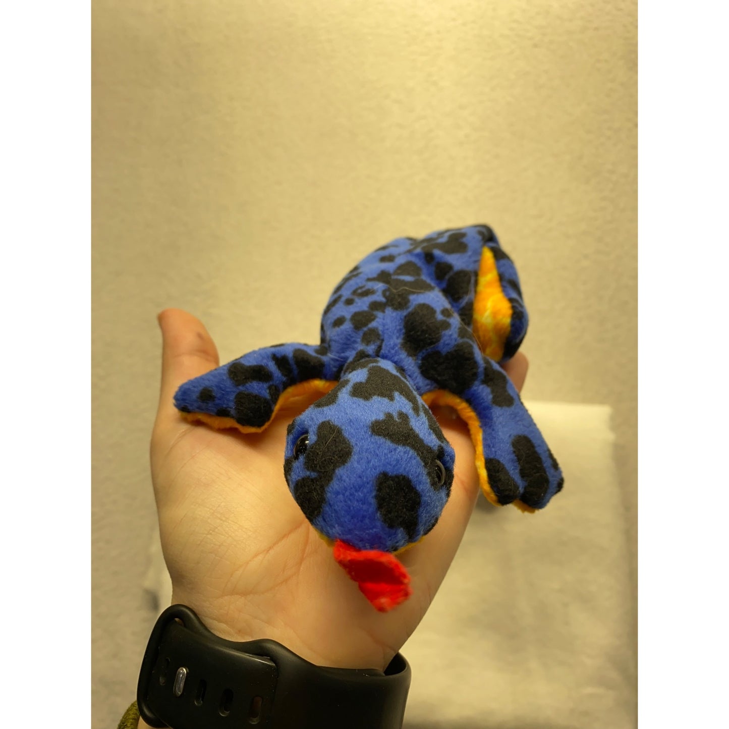 Ty Beanie Baby Lizzy Lizard Plush Pair 1995 #7388