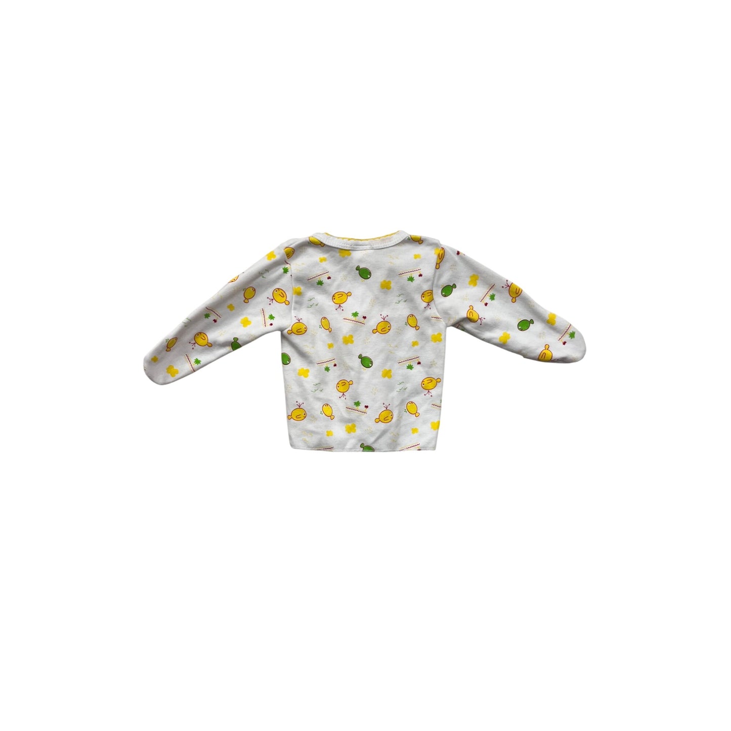 3-6M Baby Wrap With Yellow & Green Duck Print #8178