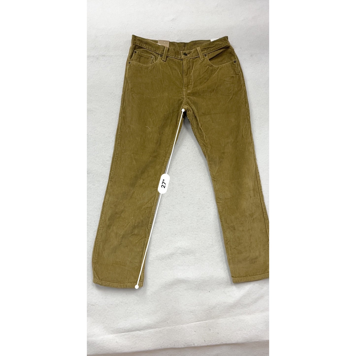 Levis Corduroy Pants 33X30 Original Casual Fit Tan #453A