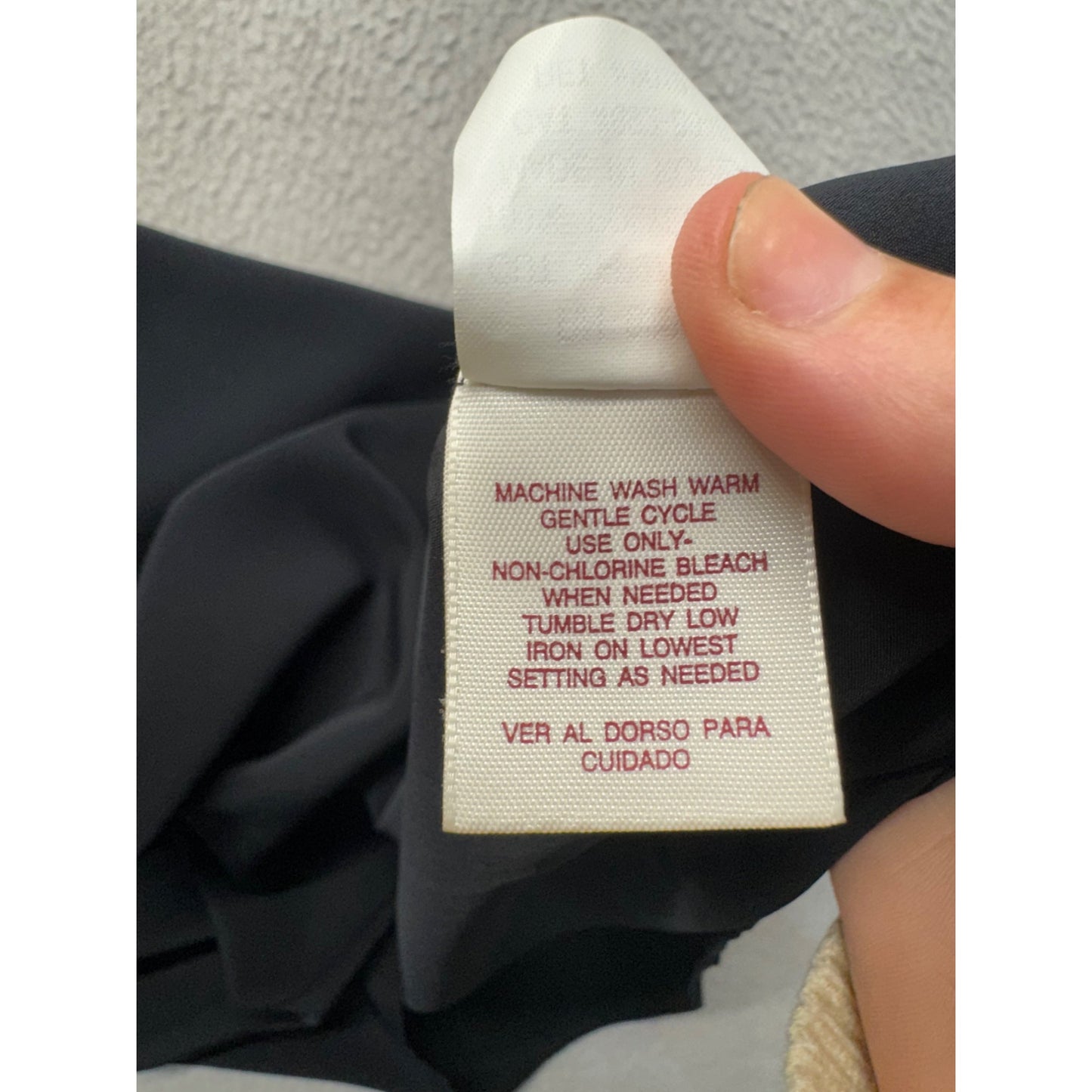 Worthington Black Short Sleeve Blouse 22W 85B