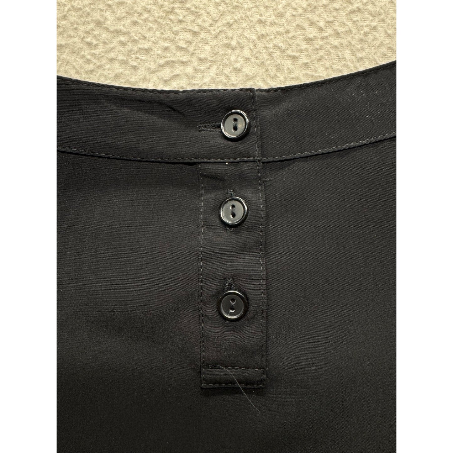 Worthington Black Short Sleeve Blouse 22W 85B