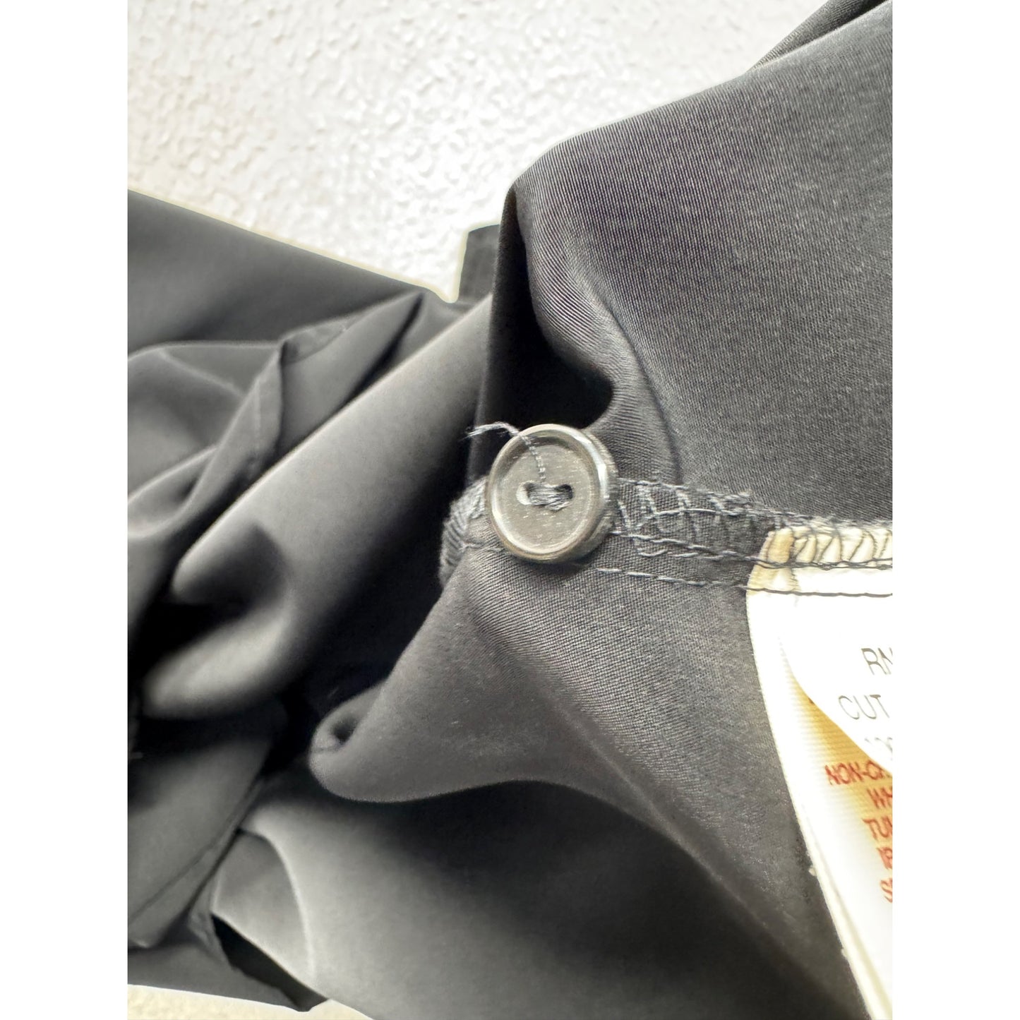 Worthington Black Short Sleeve Blouse 22W 85B