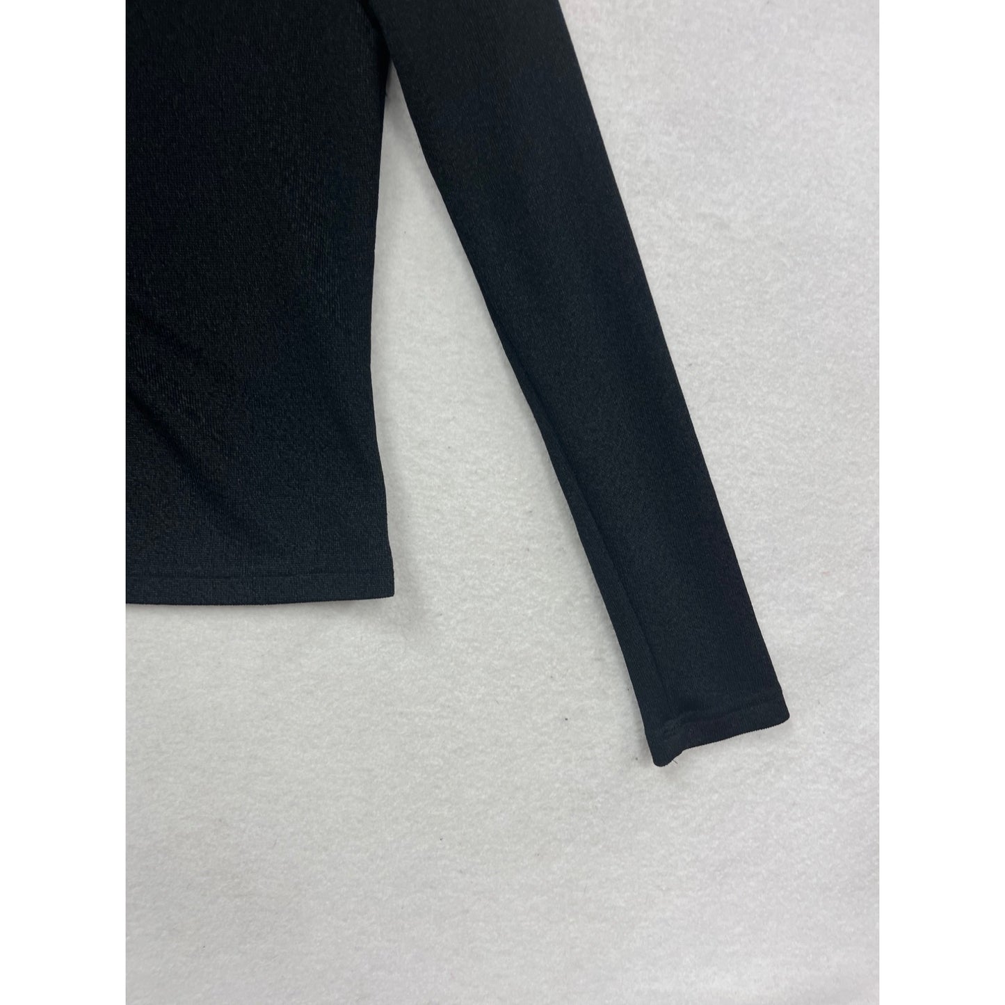 Wrapper Black Long Sleeve V-Neck Cardigan #348A