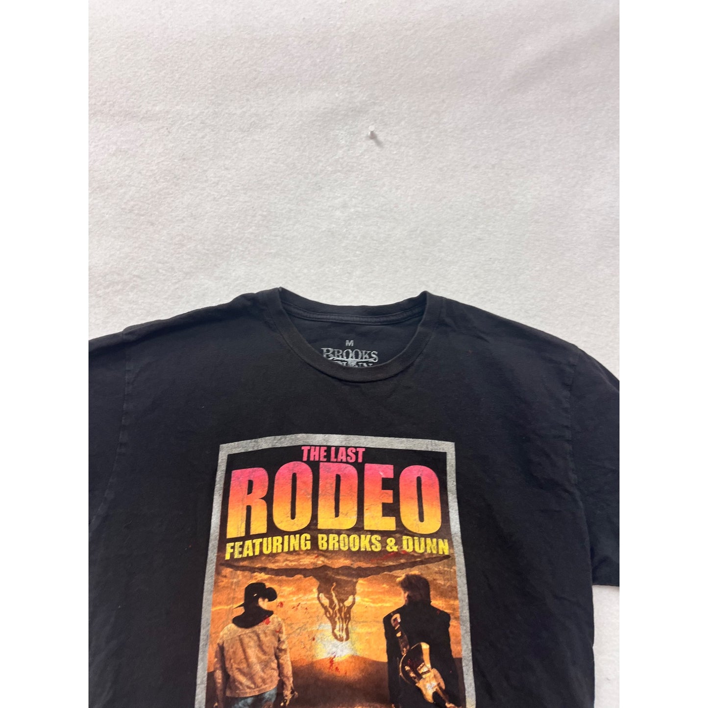 Brooks & Dunn 2010 The Last Rodeo Tour T-Shirt M #8784