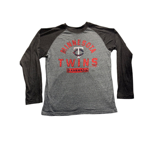 Minnesota Twins Baseball Raglan Youth XL Shirt #7491