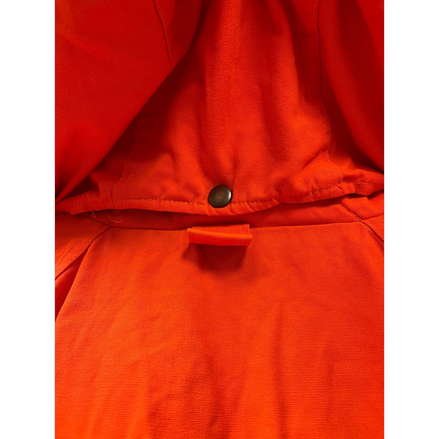 Vintage Mount Prairie Waterproof Orange Hunting Jacket With Hood L #8951