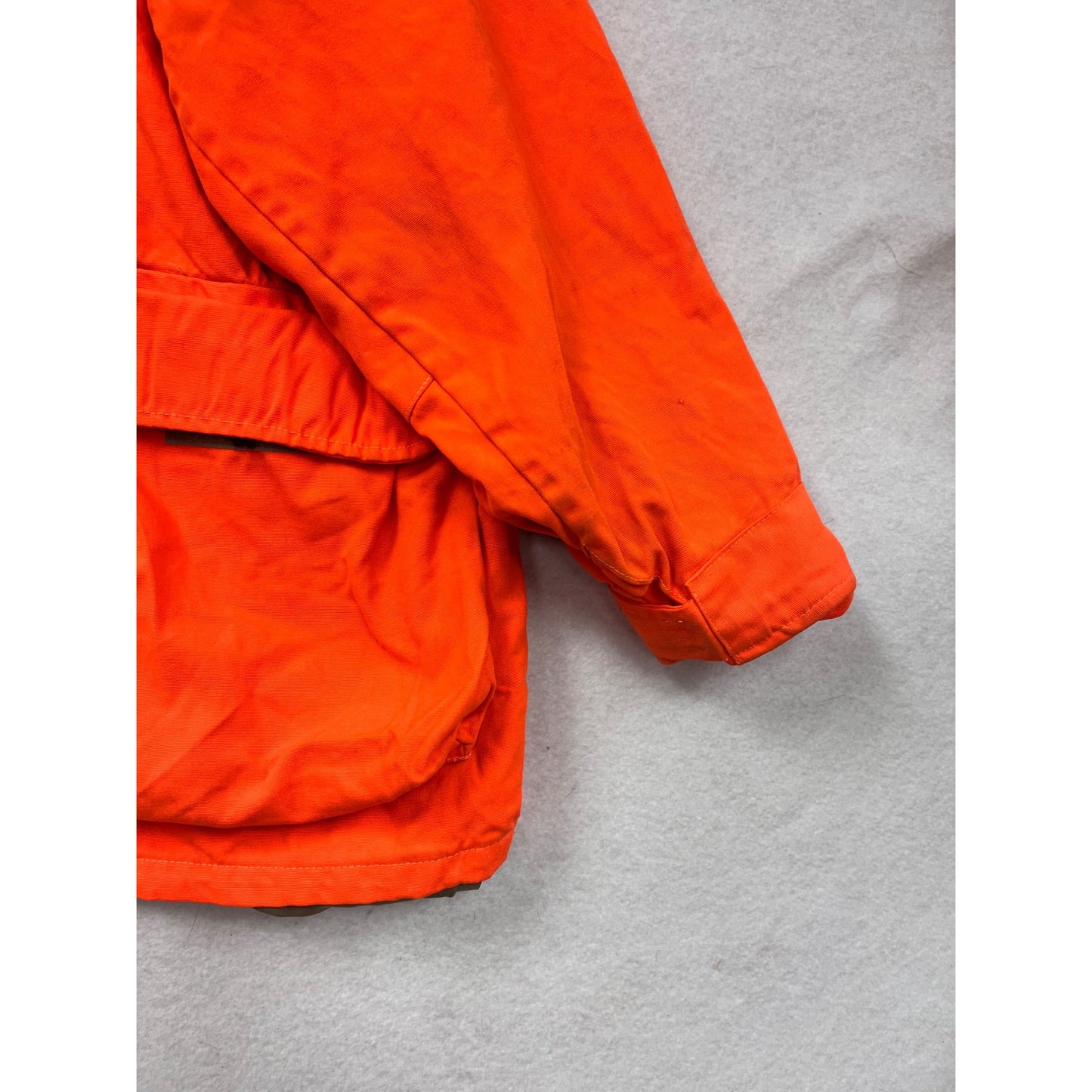 Vintage Mount Prairie Waterproof Orange Hunting Jacket With Hood L #8951