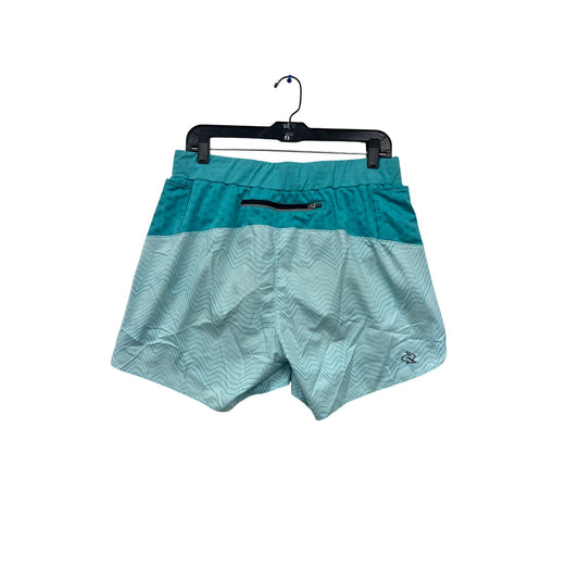 Women’s Rabbit Athletic Running Shorts Teal & Light Blue #2918