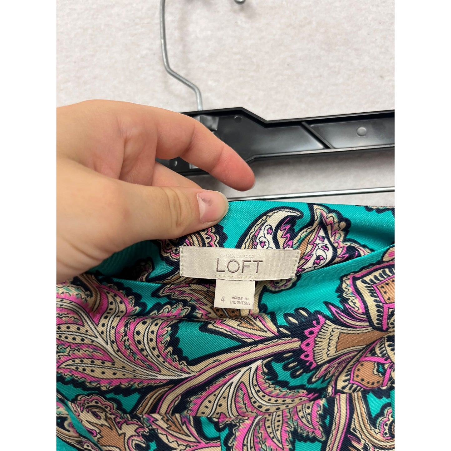 Loft Paisley Print Shorts Size 4 #493A