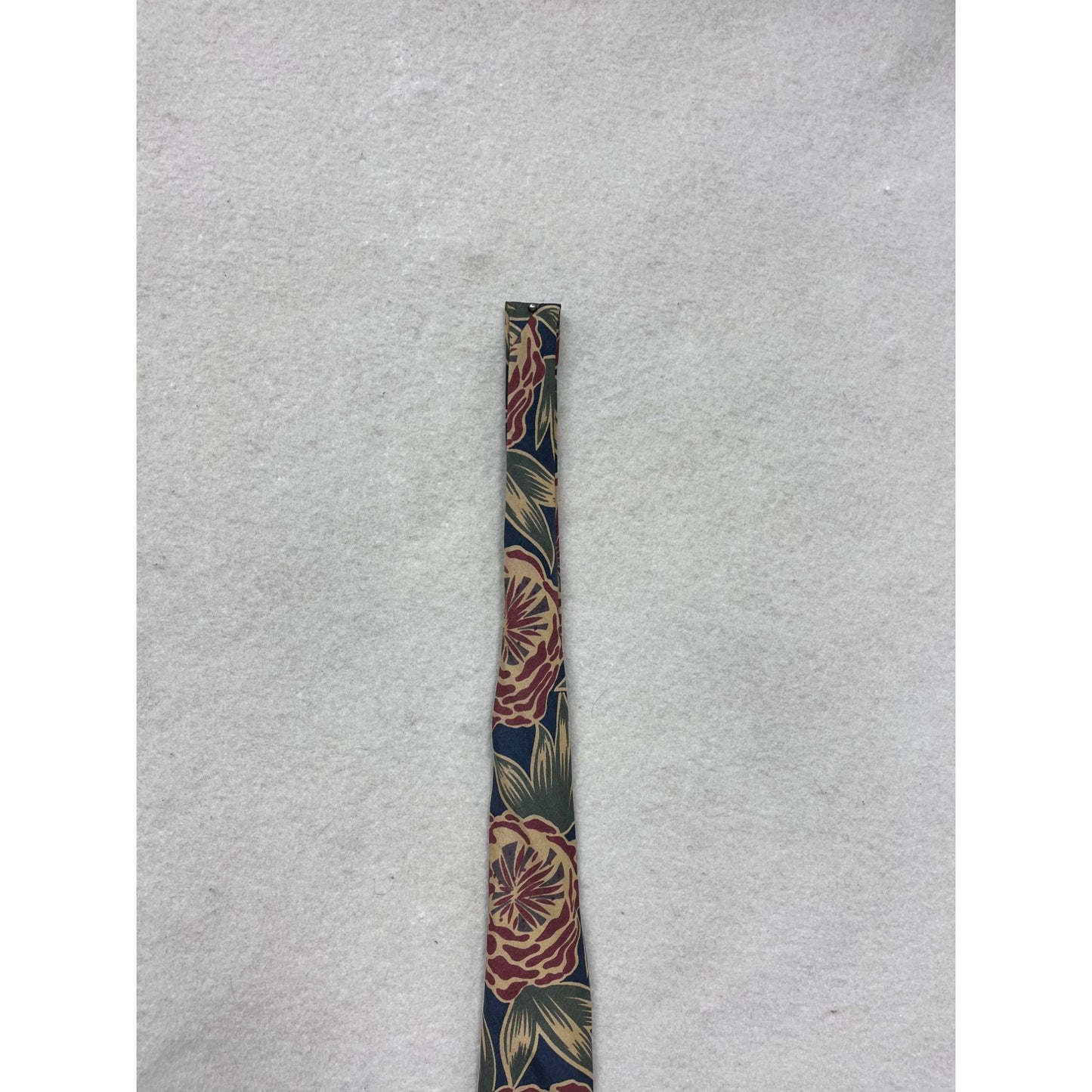 Kuppenheimer Floral Silk Tie Navy/Red Made In Italy #8665