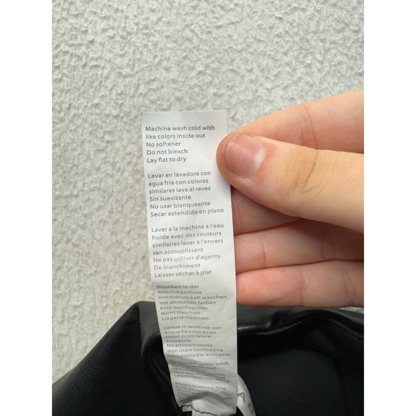 Fabletics 2X Black Faux Leather HighRise Pants Stretchy/Comfortable 452B