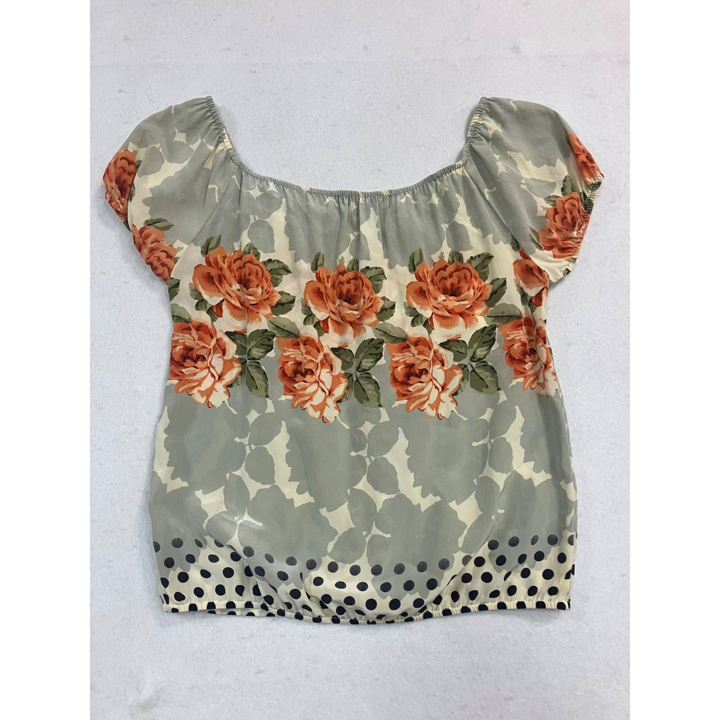 Women’s Silk Floral Shirt #2357