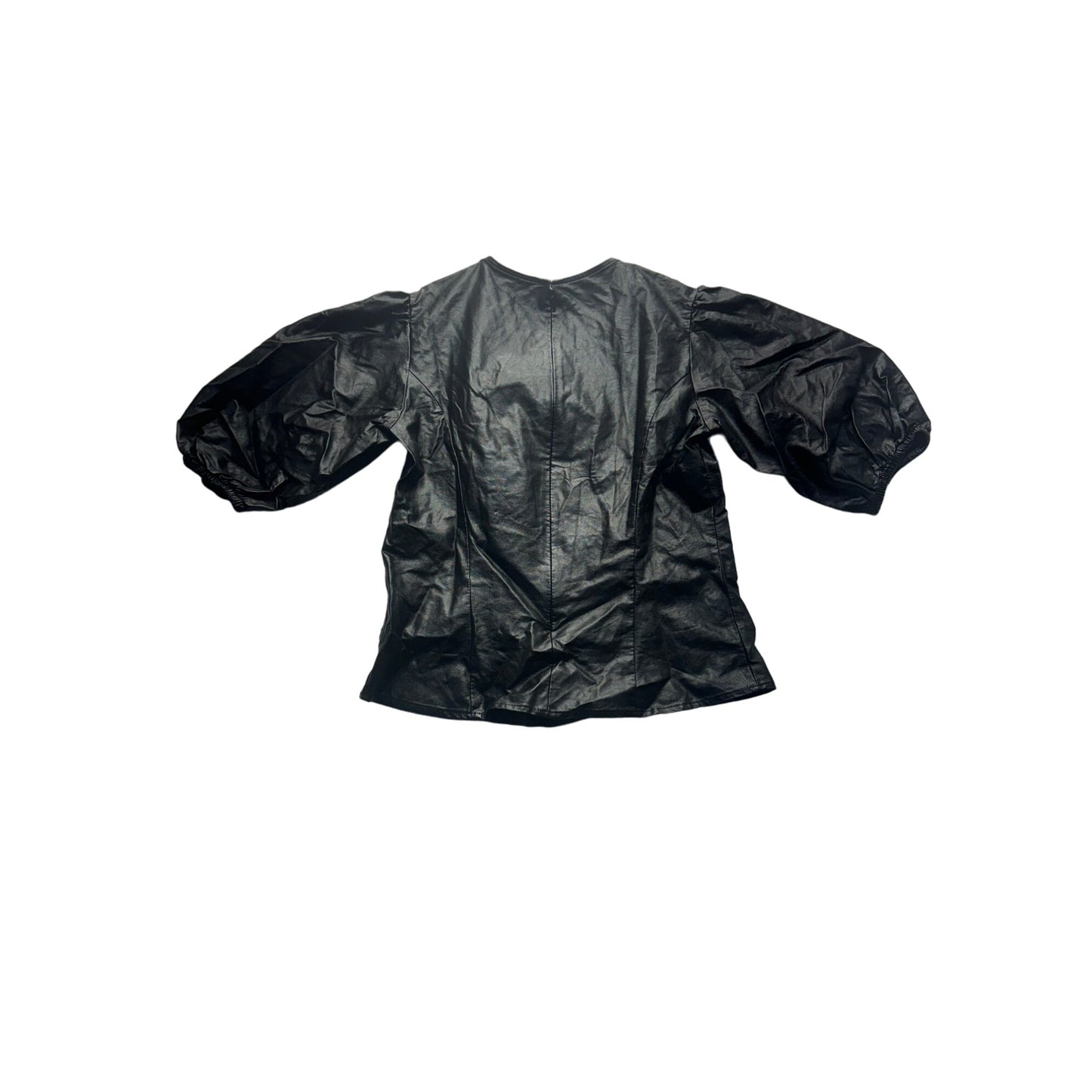 Express Faux Leather Top#3920