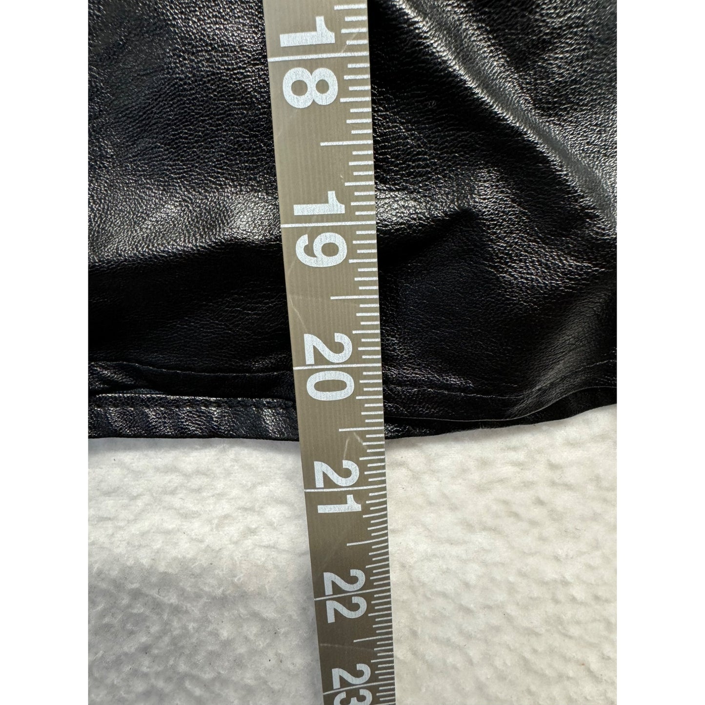 Express Faux Leather Top#3920