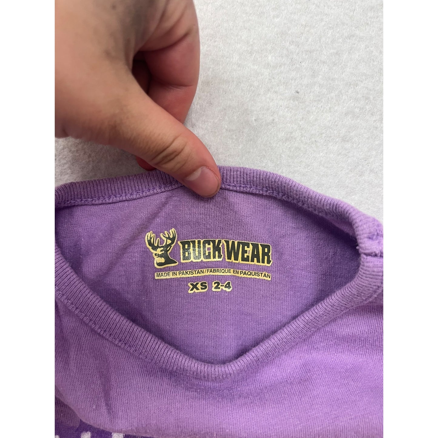 Buck Wear XS 2-4 Purple "I Love America" Long Sleeve T-Shirt #8630