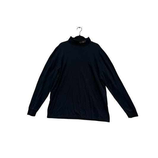 Galls Black Long Sleeve Mock Turtleneck Shirt Size 2XL #629A