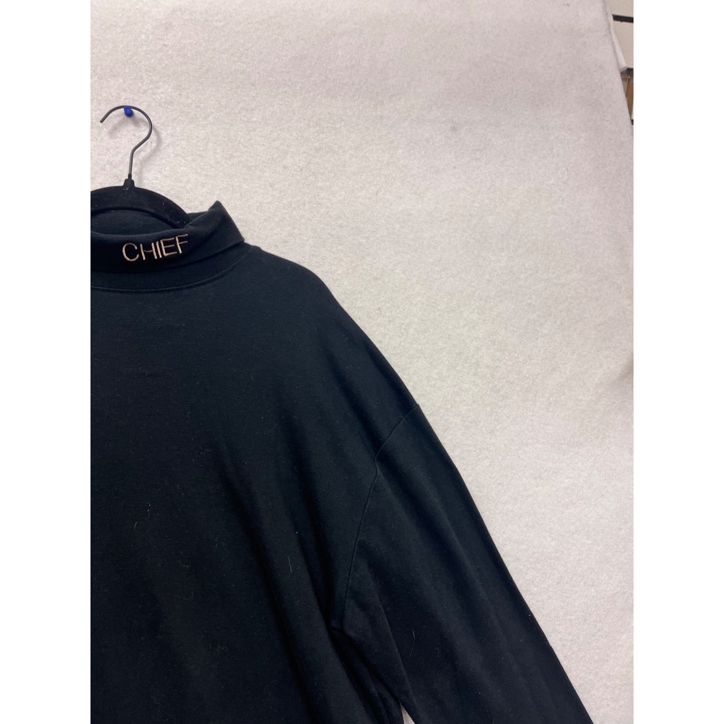 Galls Black Long Sleeve Mock Turtleneck Shirt Size 2XL #629A