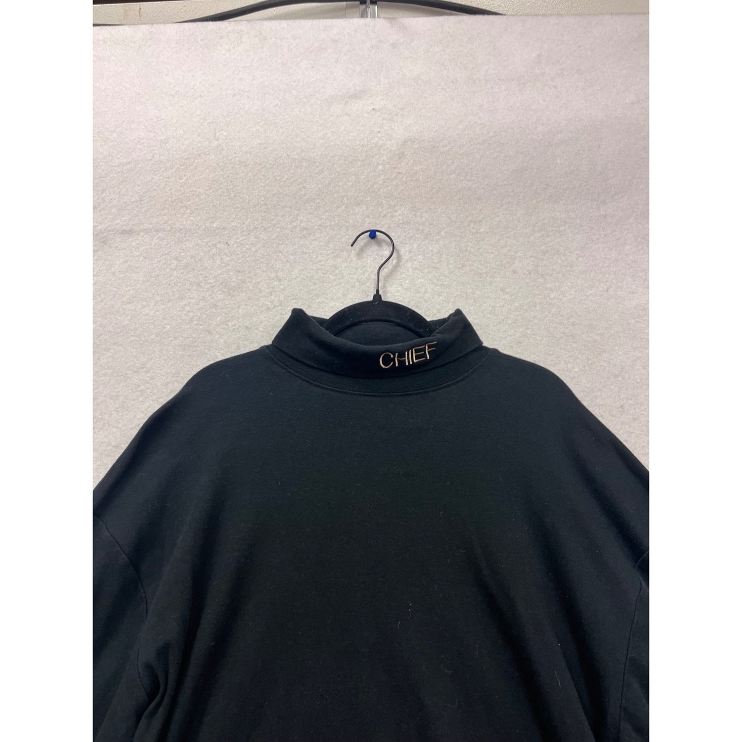 Galls Black Long Sleeve Mock Turtleneck Shirt Size 2XL #629A