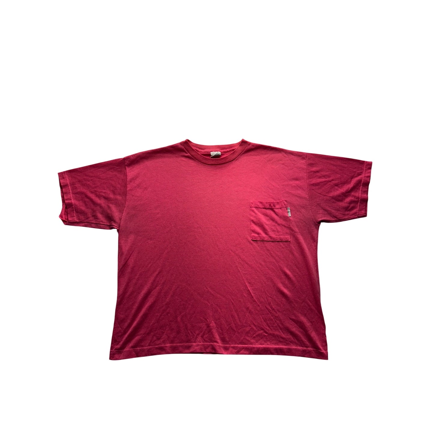 Classic II Red Pocket T-Shirt 42/22W USA Made Cotton Blend #20B