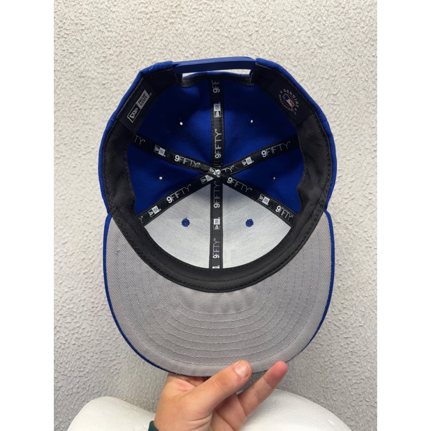 Los Angeles Dodgers Blue Snapback Hat By New Era With LA Logo 27B