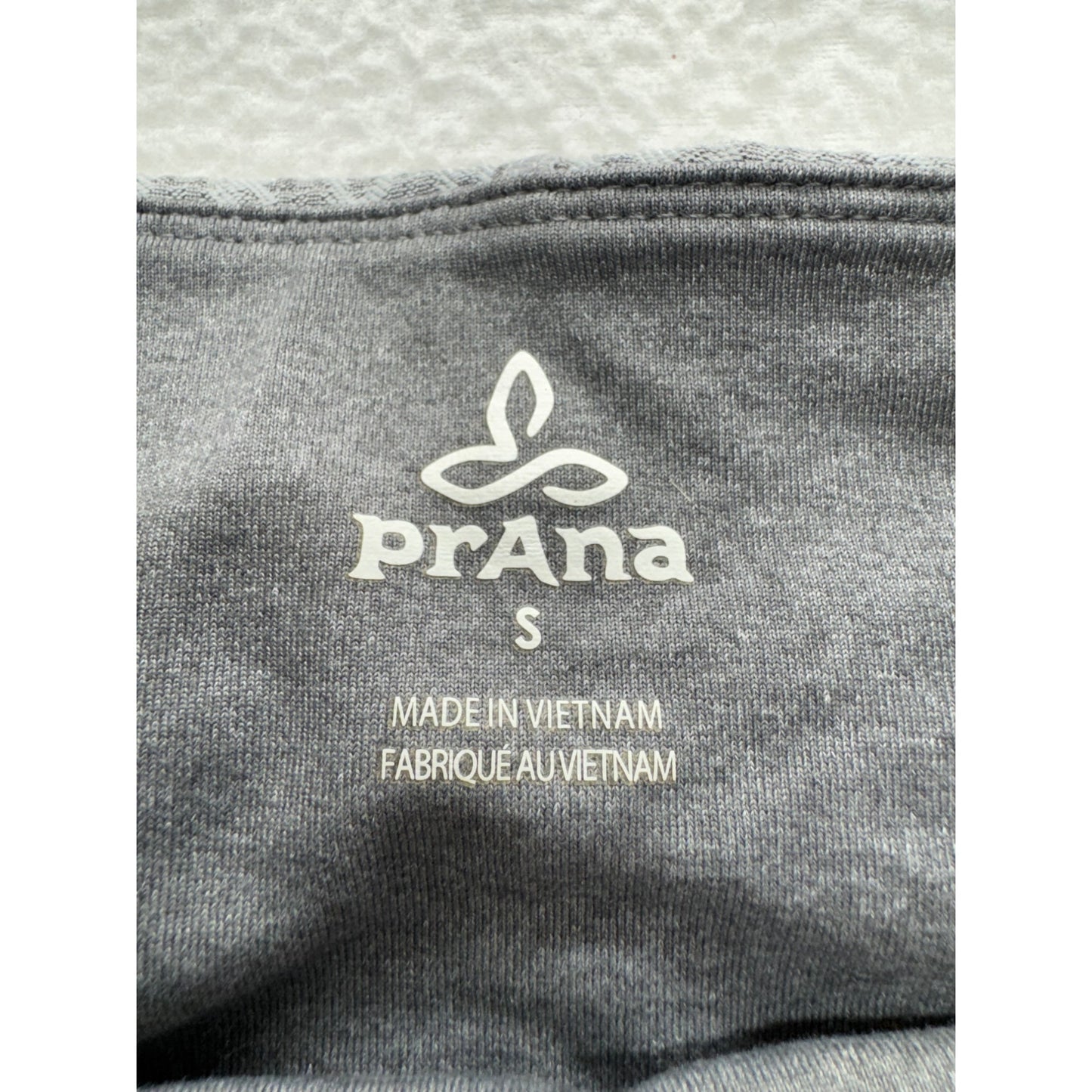 PrAna Gray Crop Leggings S Stretch Lightweight Activewear #9132