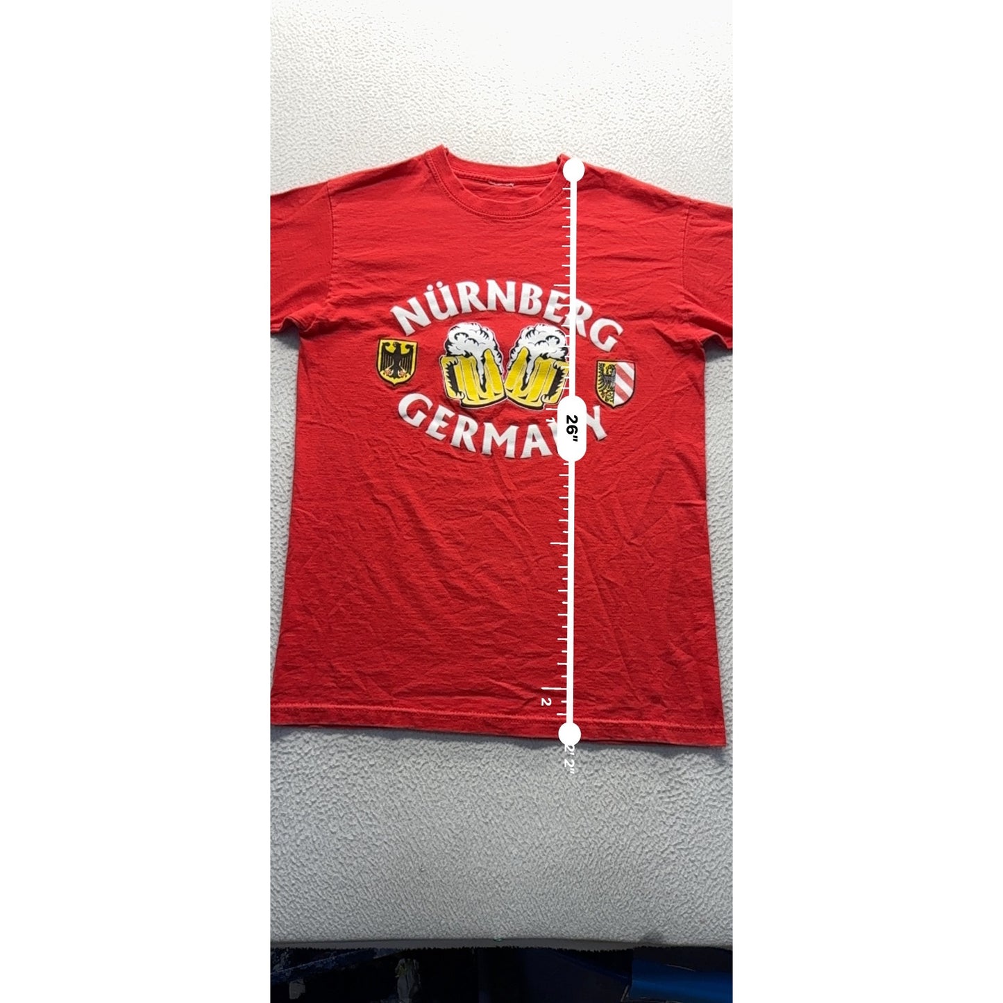 Nürnberg Germany Red Graphic T-Shirt #314B