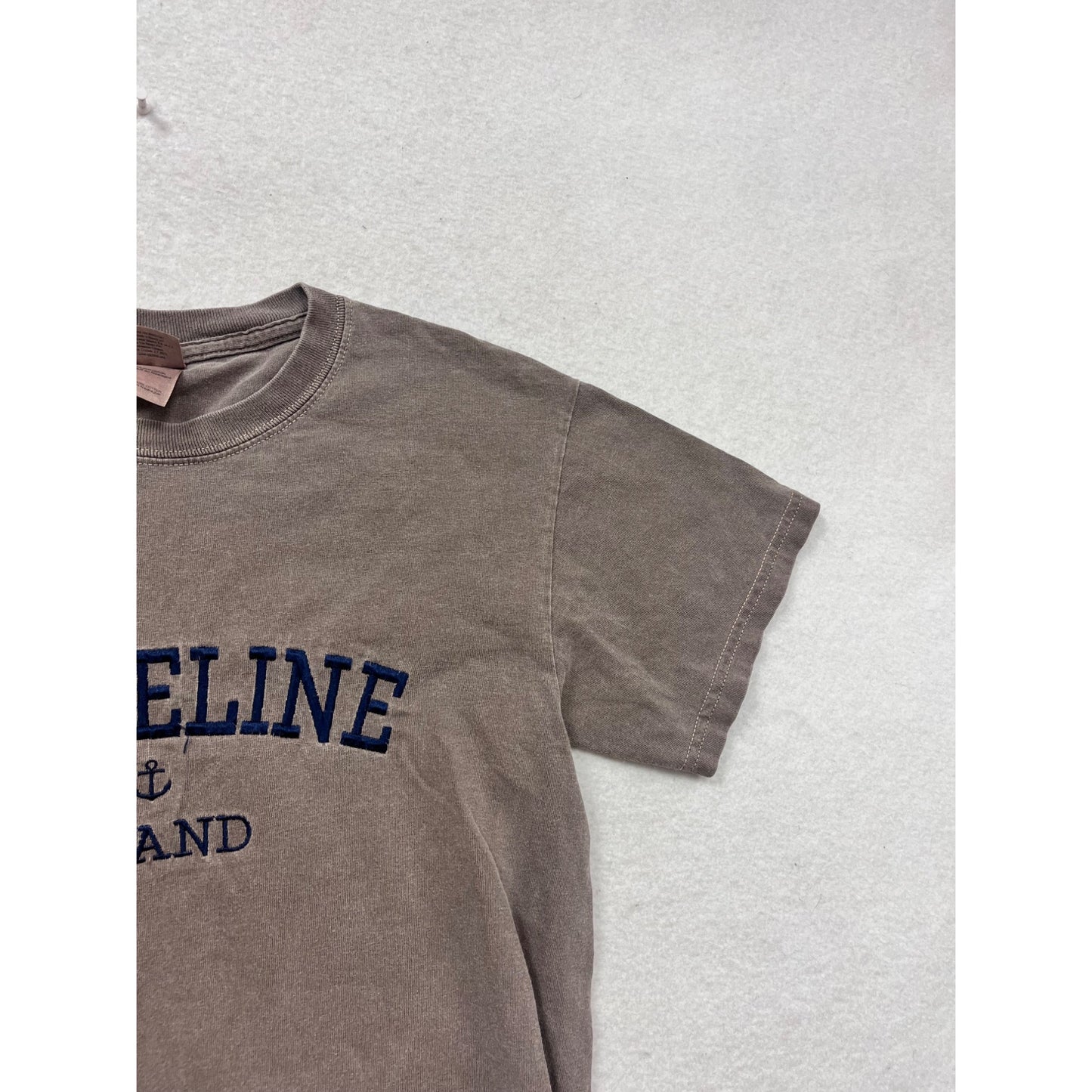 Madeline Island Graphic T-Shirt Brown S #272A