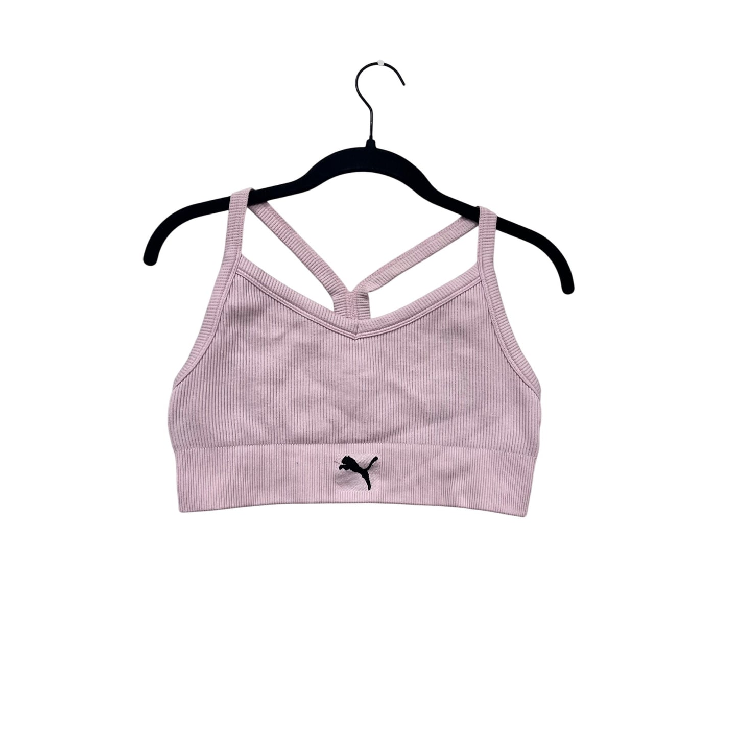Puma Ribbed Pink Sports Bra US S #331A