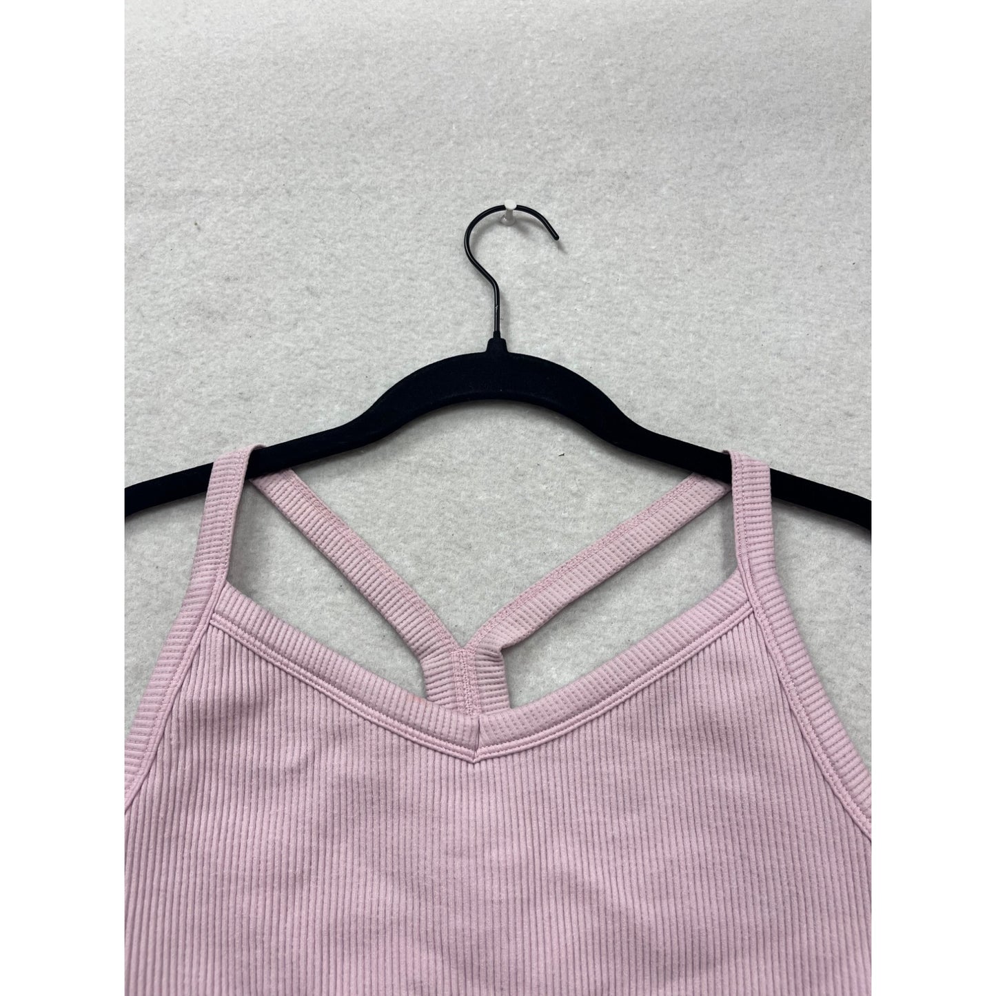 Puma Ribbed Pink Sports Bra US S #331A