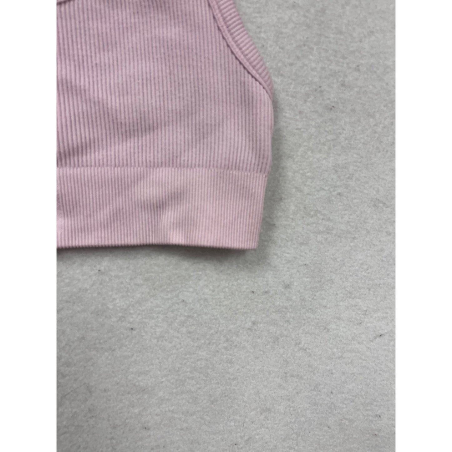 Puma Ribbed Pink Sports Bra US S #331A