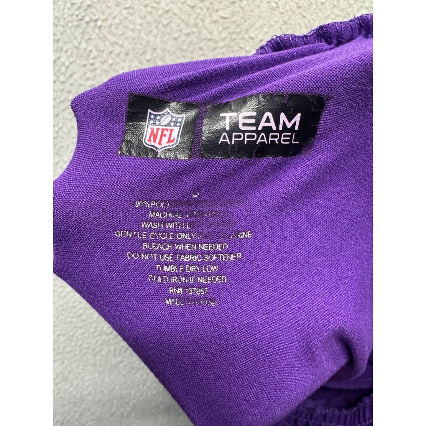 Purple Zubaz NFL Vikings Team Athletic Shorts With Zebra Side Panels #9551