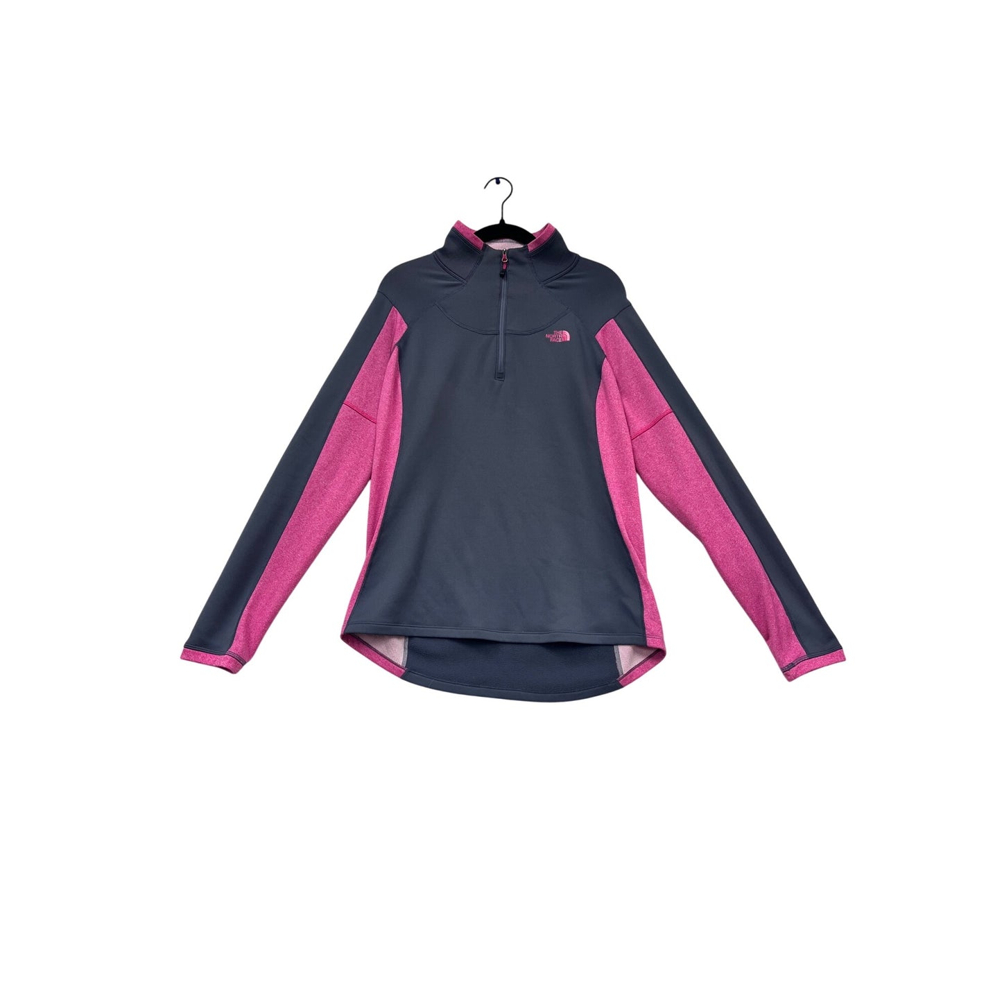The North Face L/G Gray & Pink Quarter Zip #972A