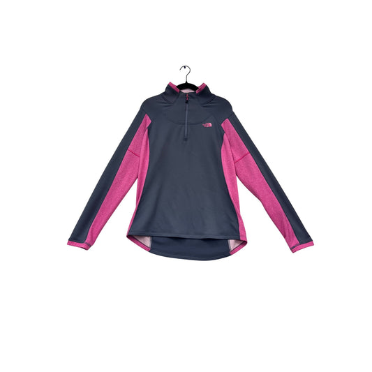 The North Face L/G Gray & Pink Quarter Zip #972A