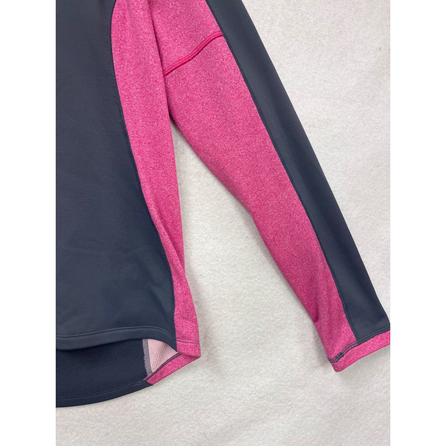 The North Face L/G Gray & Pink Quarter Zip #972A