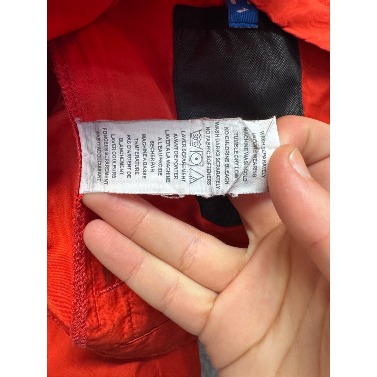 Brooks Red Windbreaker Jacket S #9189