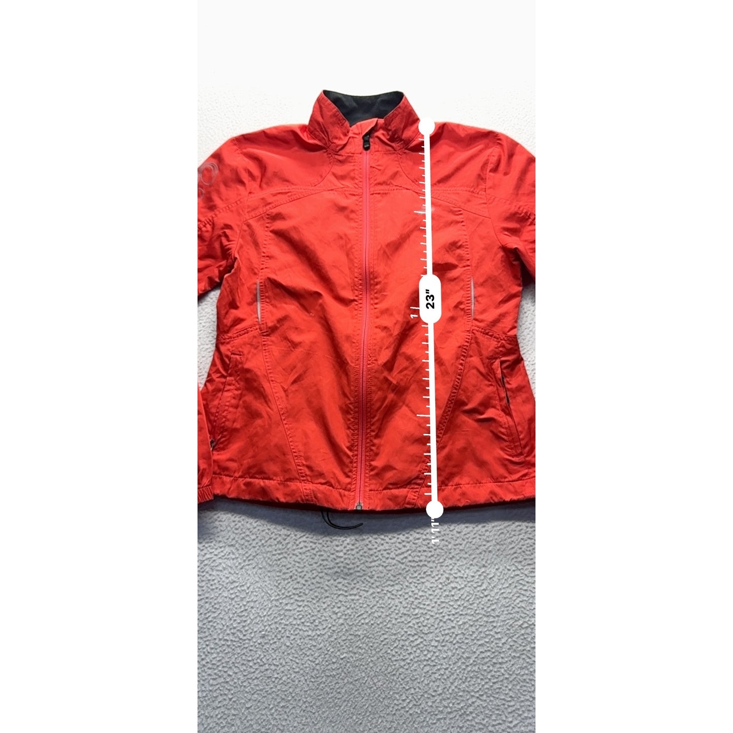 Brooks Red Windbreaker Jacket S #9189
