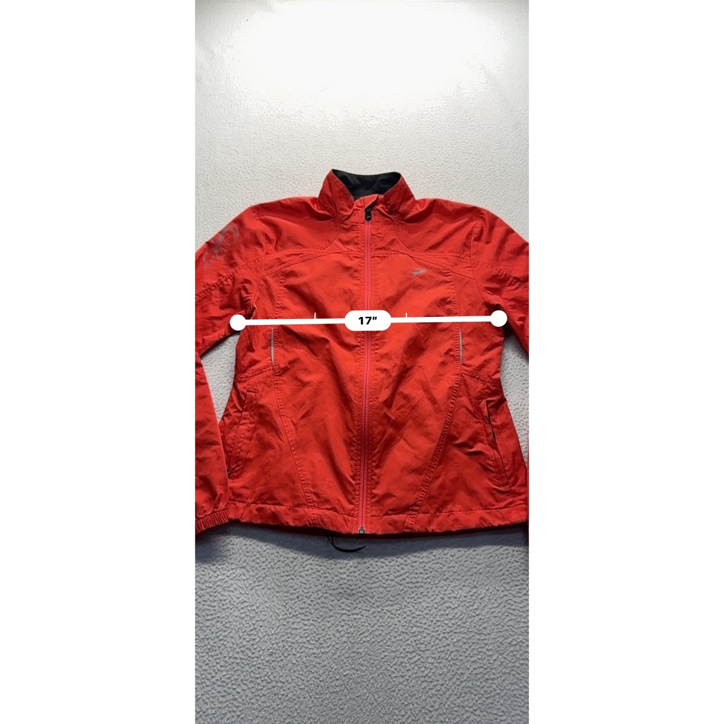 Brooks Red Windbreaker Jacket S #9189