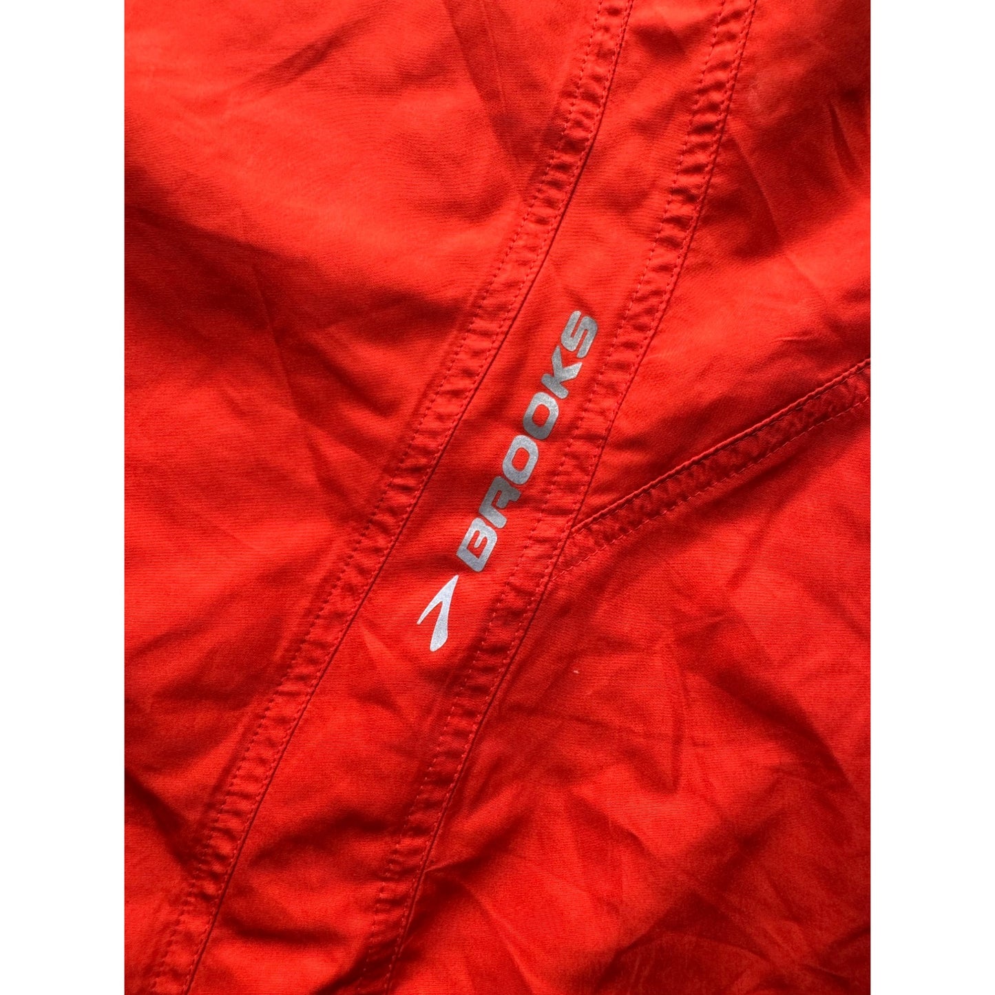 Brooks Red Windbreaker Jacket S #9189