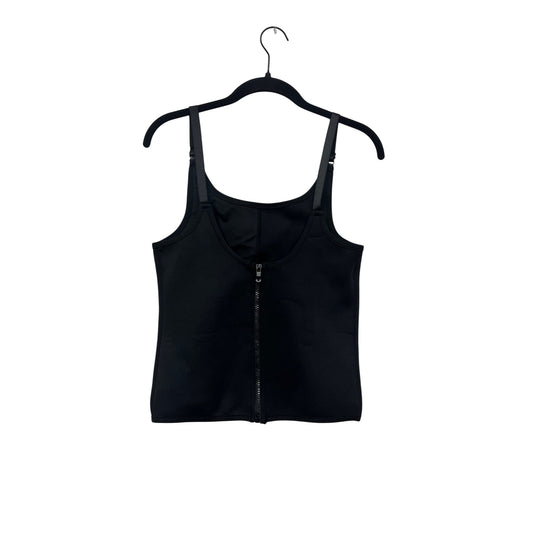 Waist Trainer Shapewear Corset Tank Top With Adjustable Straps & Front Zipper Medium Size #374A