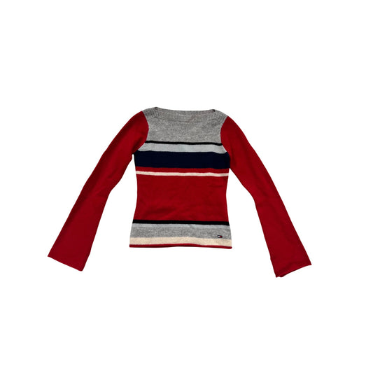 Tommy Jeans Womens Striped Long Sleeve Sweater S #742A